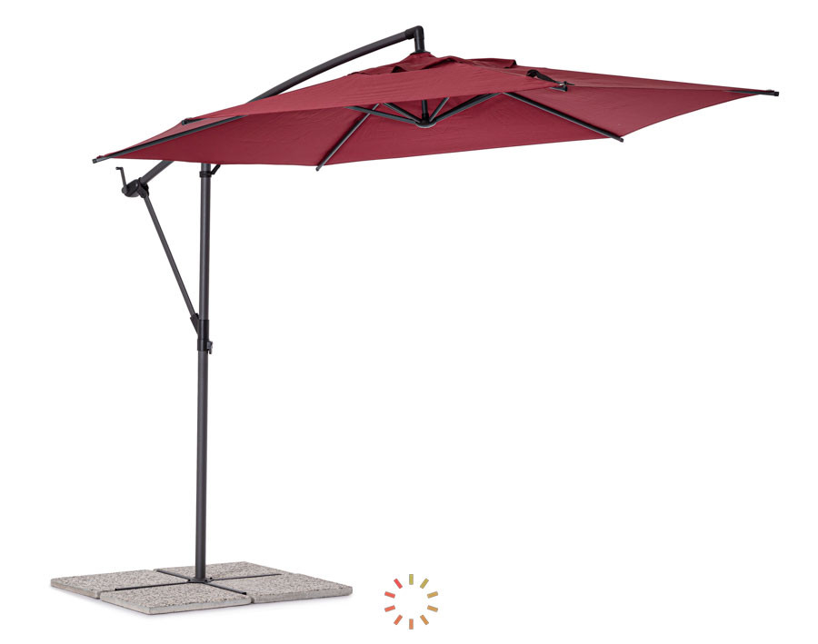 comprar SOMBRILLA BRAZO TROPEA 3M ANT-BURGUND online de BIZZOTTO desde 183,28 €