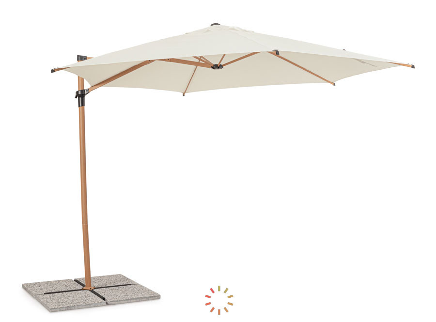comprar SOMBRILLA EXCÉNTRICA RICA 3.3M NATURAL online de BIZZOTTO desde 225,14 €