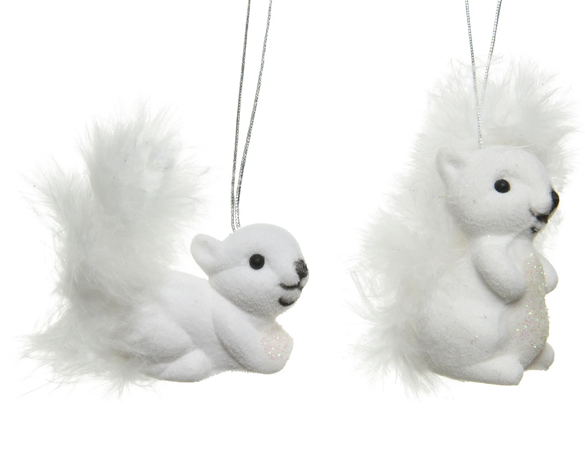 comprar ARDILLAS BLANCAS XS |Motivo Navideño|Decoracion arbol Navidad online de desde 4,24 €