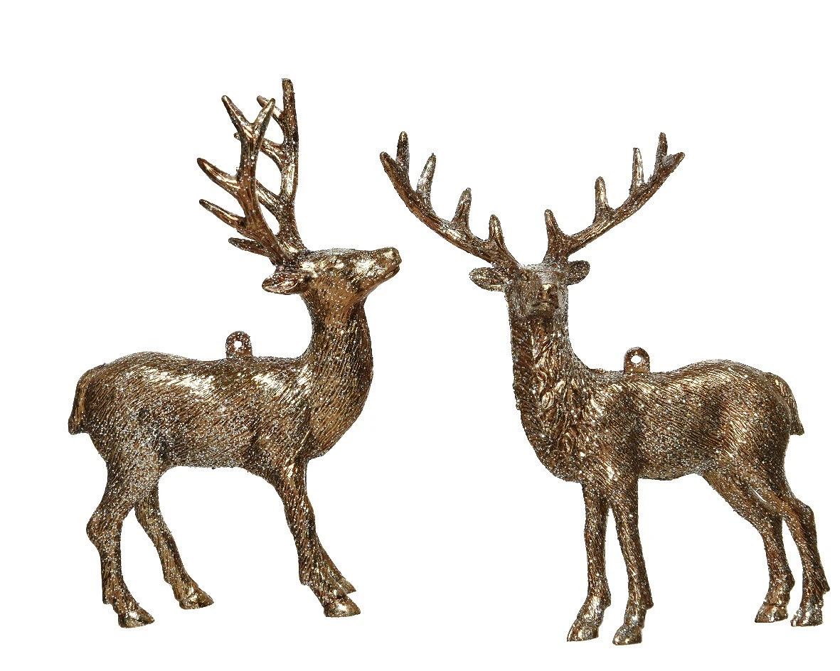 comprar RENOS DORADOS |Motivo Navideño|Decoracion arbol Navidad online de desde 2,55 €