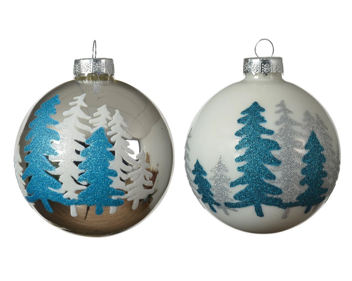 comprar pack 3 und. BOLAS de CRISTAL, con ARBOLITO | Motivo Navideño|Decoracion arbol Navidad online de desde 9,34 €