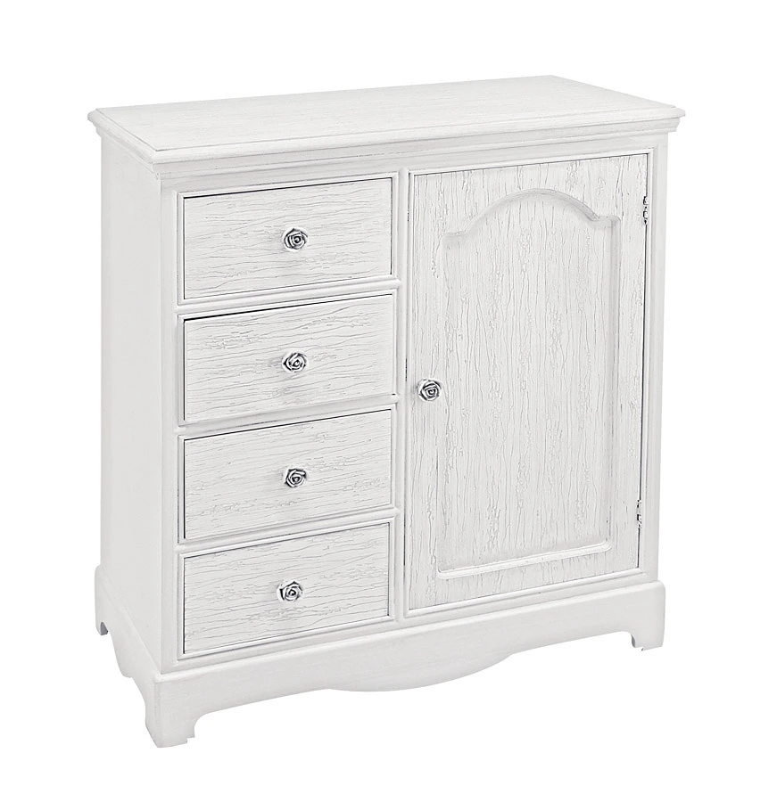 comprar APARADOR BLANCO 1 Puerta - 4 Cajones online de Yes desde 252,65 €