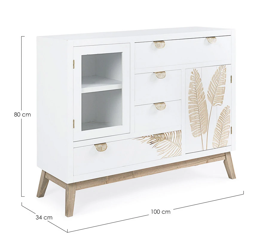 comprar APARADOR 2 Puertas - 4 Cajones FOLIUM online de Yes desde 413,82 €