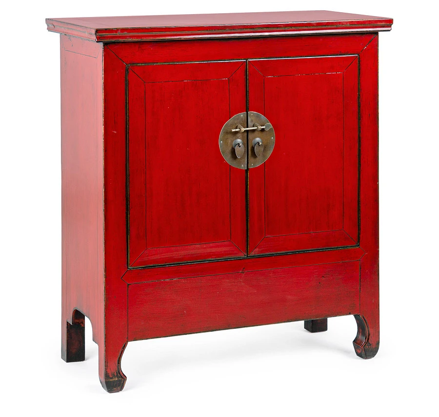 comprar APARADOR 2 Puertas JINAN ROJO online de Bizzotto Homemotion desde 1,032.37