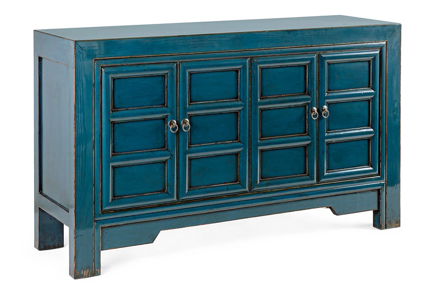 comprar APARADOR 4 Puertas JINAN AZUL OSC online de Bizzotto Homemotion desde 1,452.73