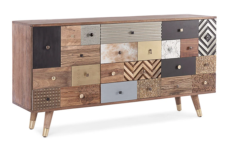 comprar APARADOR 2 Puertas - 4 Cajones DHAVAL online de Bizzotto Homemotion desde 1,461.44