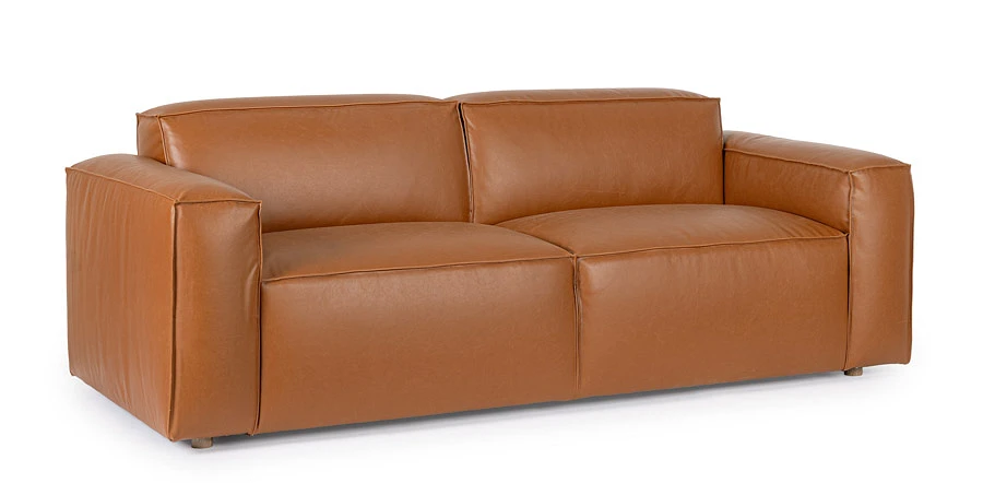 comprar SOFÁ con 3 plazas, JOSEPH COGNAC online de Bizzotto Homemotion desde 1,938.42