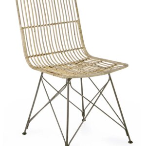 comprar SILLA LUCILA KUBU NATURAL online de BIZZOTTO desde 158,99 €