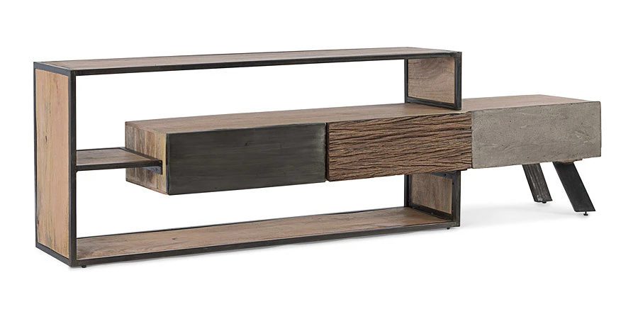 comprar MUEBLE TV 3 Cajones MANCHESTER online de Bizzotto Homemotion desde 1,028.02