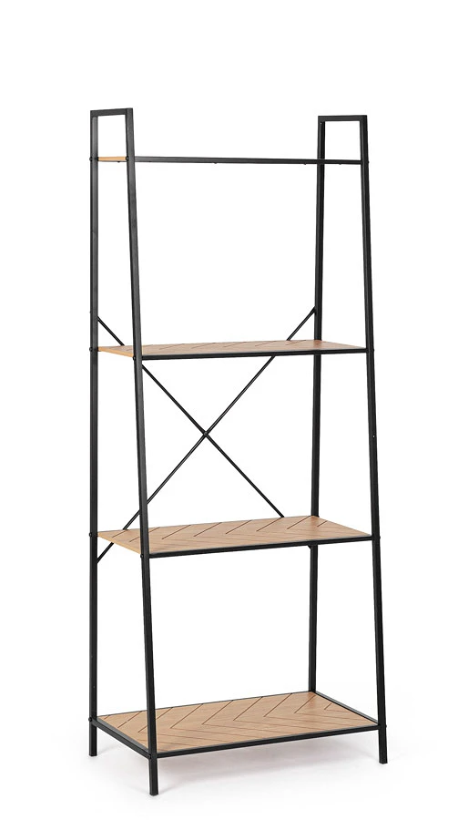 comprar ESTANTERÍA 4 Repisas HALDOR NEG-NAT 60,5X150H online de Yes desde 105,94 €