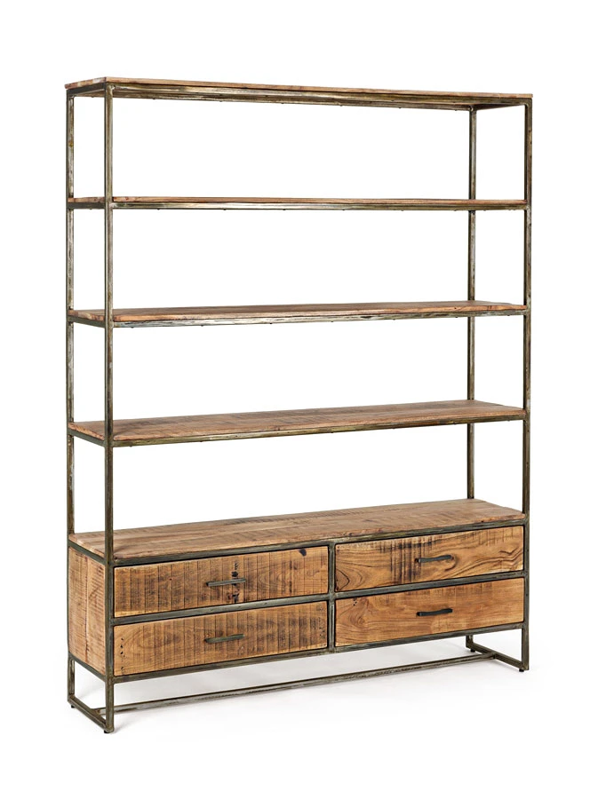 comprar ESTANTERÍA 4 Baldas4 Cajones ELMER online de Bizzotto Homemotion desde 1,616.80