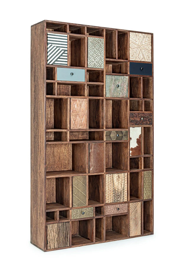 comprar LIBRERÍA 10 Alturas y 7 Cajones DHAVAL online de Bizzotto Homemotion desde 2,367.61