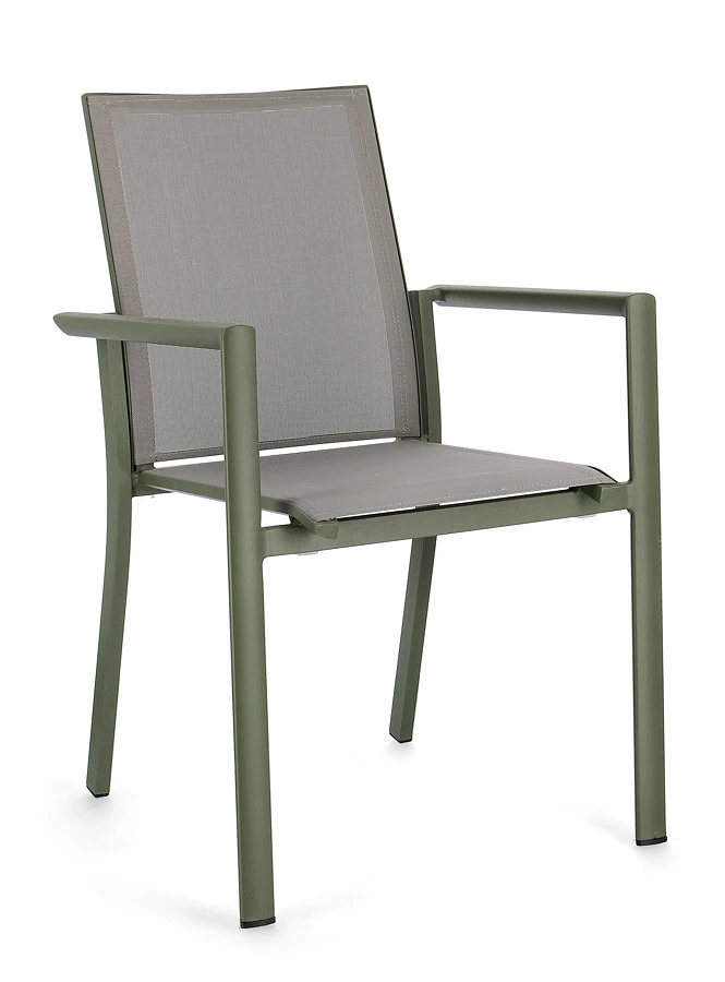 comprar SILLA CON REPOSABRAZOS | KONNOR VERDE online de BIZZOTTO desde 155,73 €