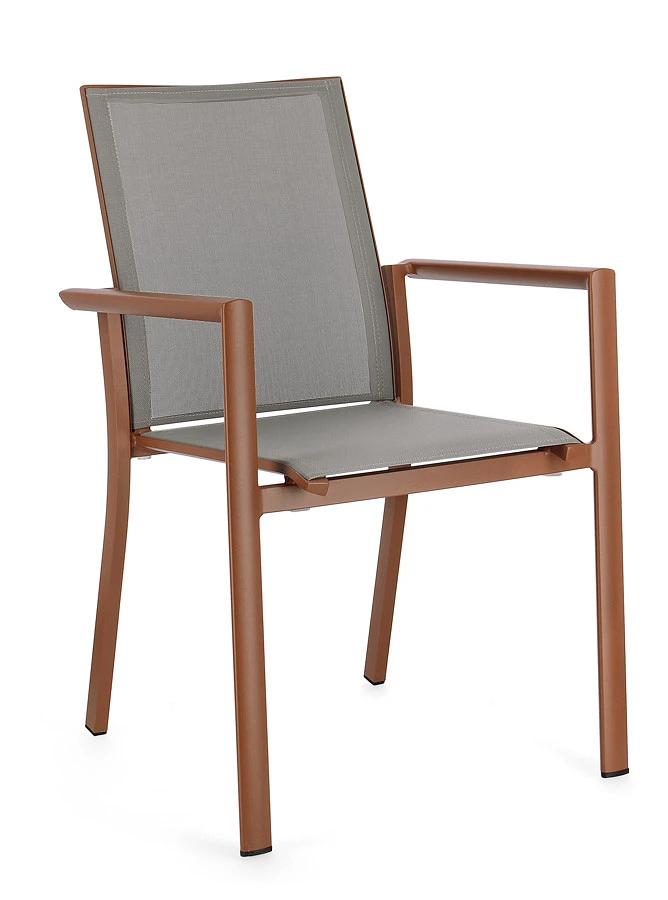 comprar SILLA CON REPOSABRAZOS | KONNOR TERRACOTA online de BIZZOTTO desde 155,73 €