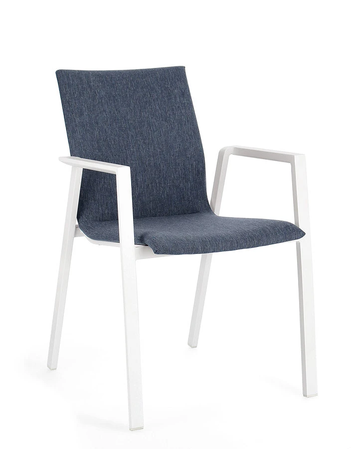 comprar SILLA CON REPOSABRAZOS | ODEON BLANCO-DENIM JX11 online de BIZZOTTO desde 199,29 €