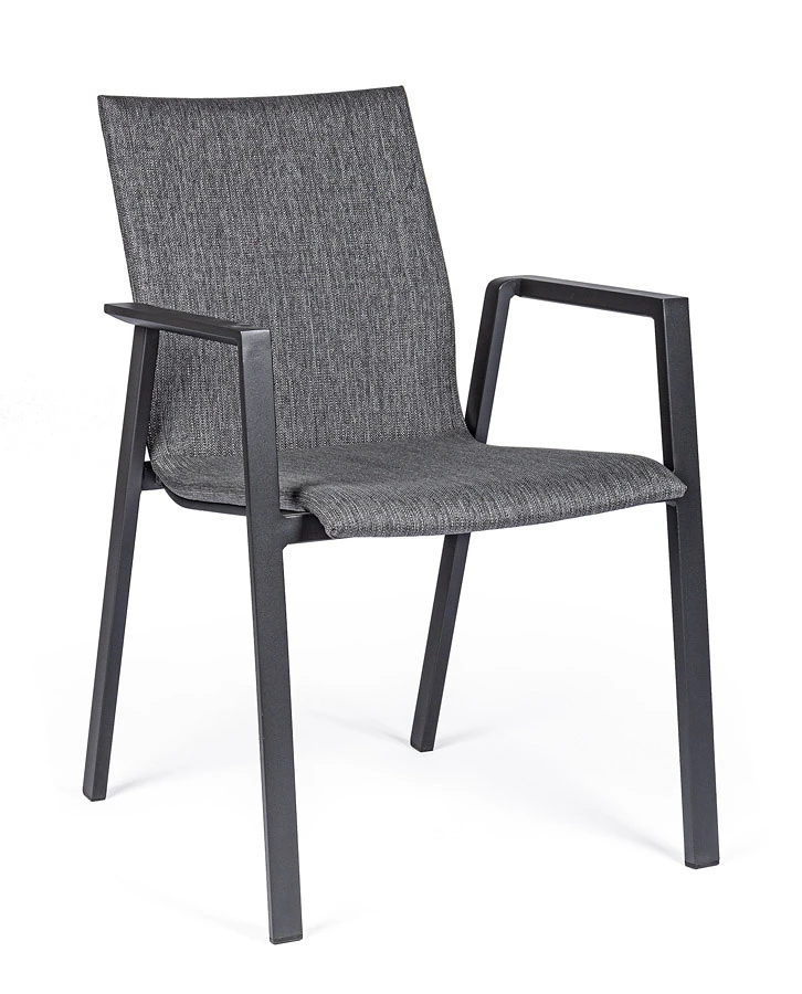 comprar SILLA CON REPOSABRAZOS | ODEON ANTR-GRIS OSCURO JX55 online de BIZZOTTO desde 239,58 €