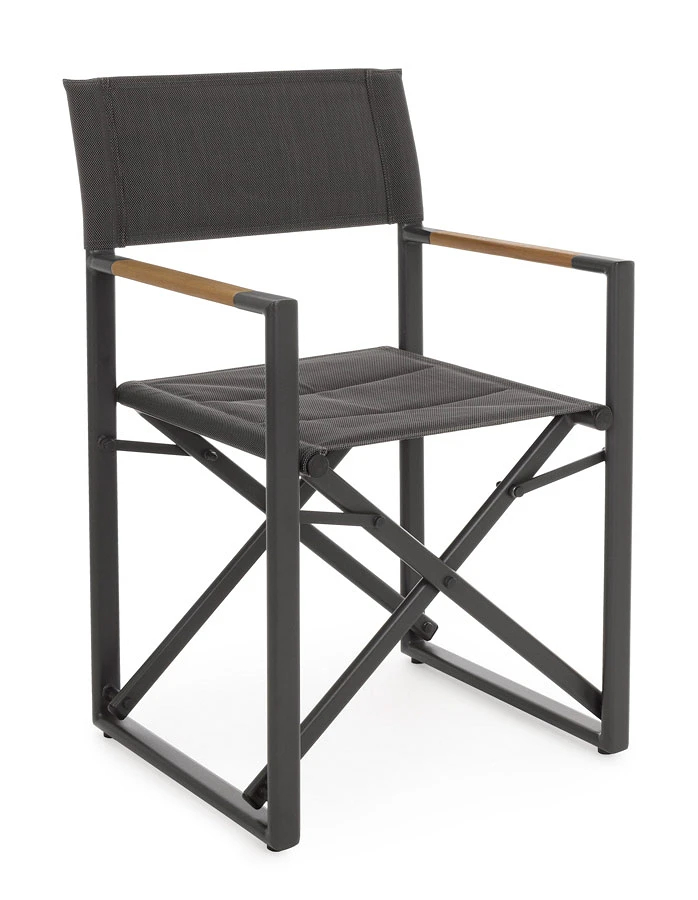 comprar SILLA DIRECTOR LAGUN ANTRACITA YK13 online de BIZZOTTO desde 176,42 €