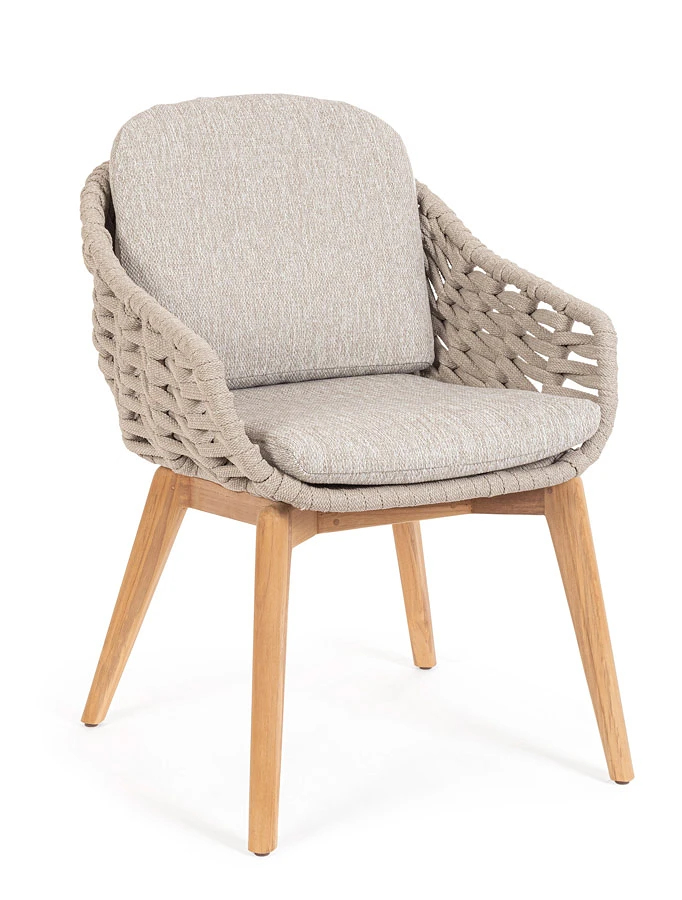 comprar SILLA CON REPOSABRAZOS | CON COJINES | TAMIRES BEIGE online de Bizzotto Homemotion desde 814,57 €