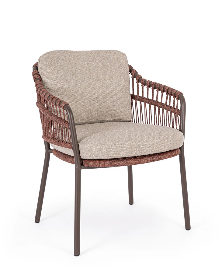 comprar SILLA CON REPOSABRAZOS | CON COJINES | TALAIA JAVA online de Bizzotto Homemotion desde 827,64 €
