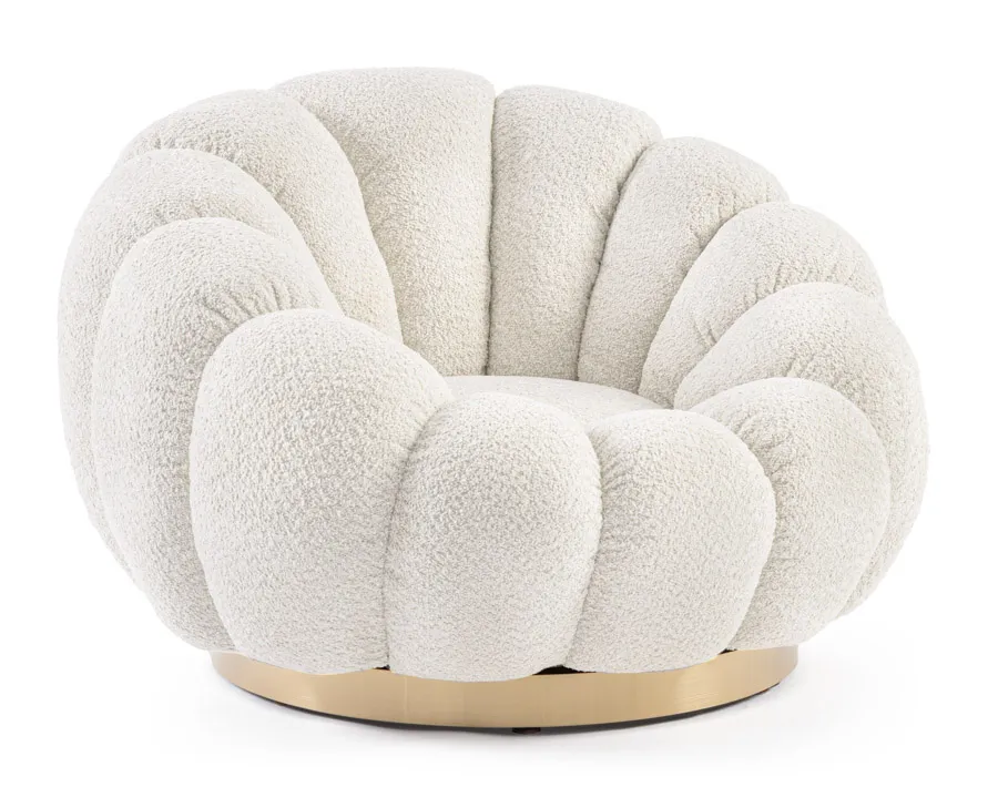 comprar SILLÓN GIRATORIO FLOREL NATURAL online de BIZZOTTO desde 627,39 €