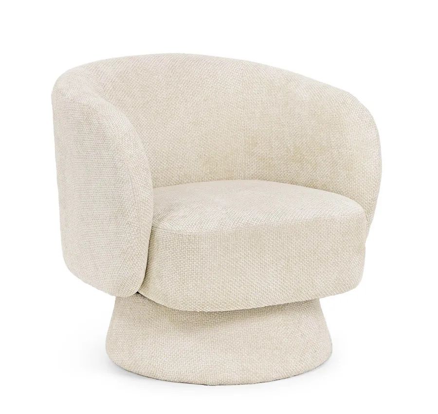 comprar SILLÓN GIRATORIO JULIENNE SHELL online de BIZZOTTO desde 448,43 €