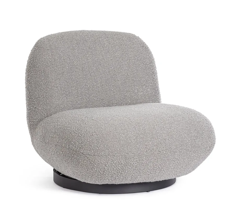 comprar SILLÓN MARGOT GIRAT GRIS BUCLÉ online de BIZZOTTO desde 641,78 €