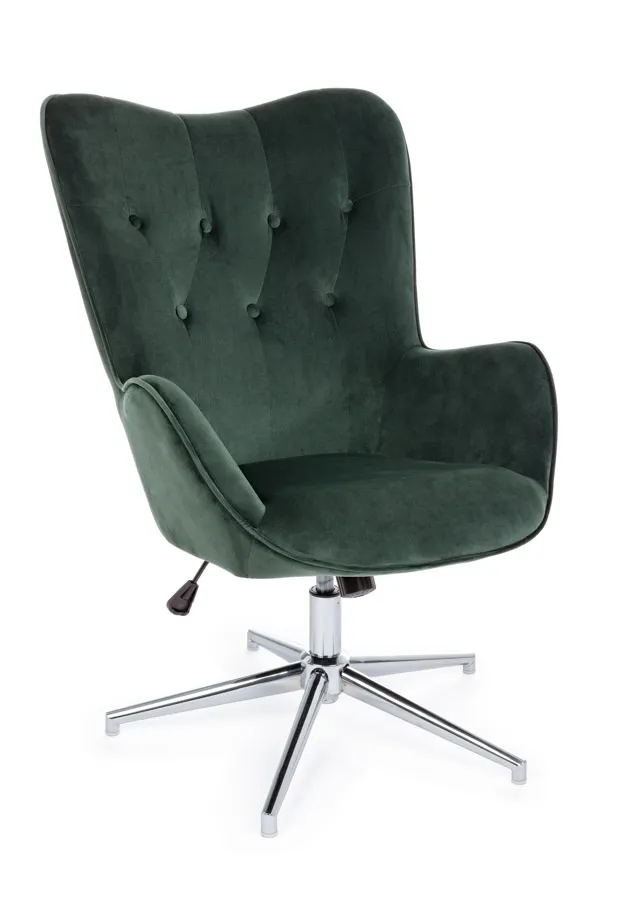 comprar SILLÓN FARIDA TERCIOPELO VERDE online de BIZZOTTO desde 315,81 €
