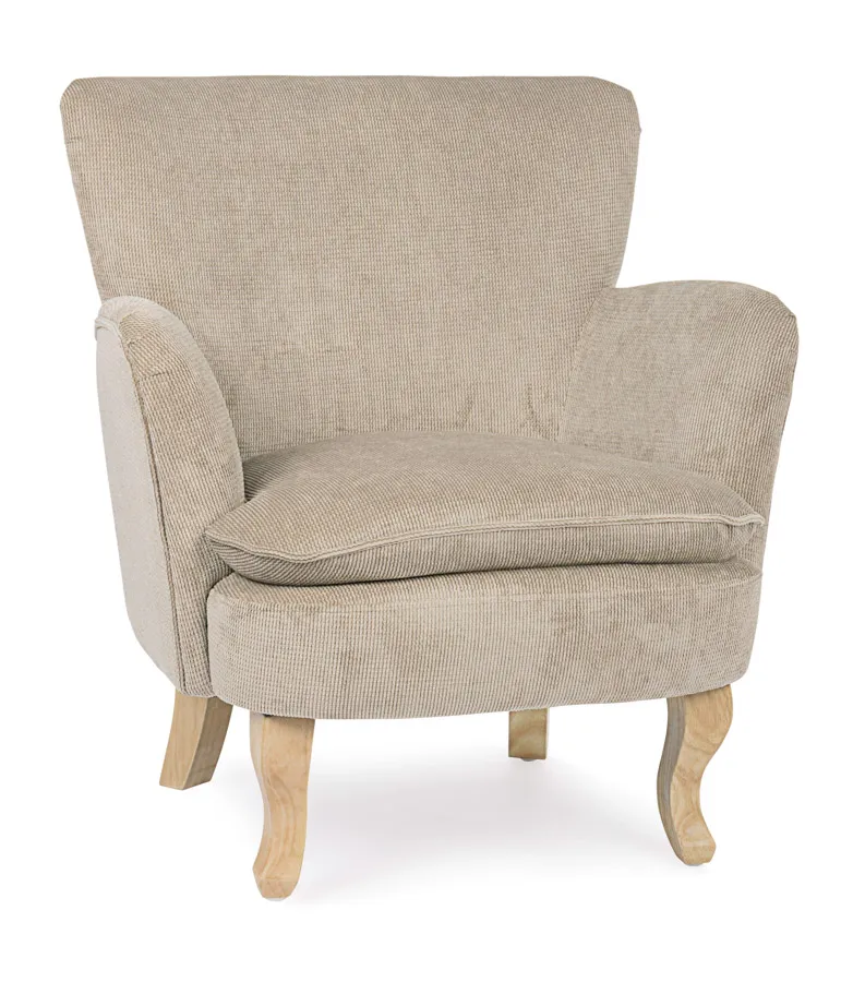 comprar SILLÓN CHENILLE GRIS TOPO online de BIZZOTTO desde 431,97 €