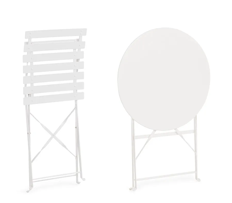 comprar SET DE 3 | MESA Y 2 SILLAS AUSTIN BLANCO online de Yes desde 146,94 €
