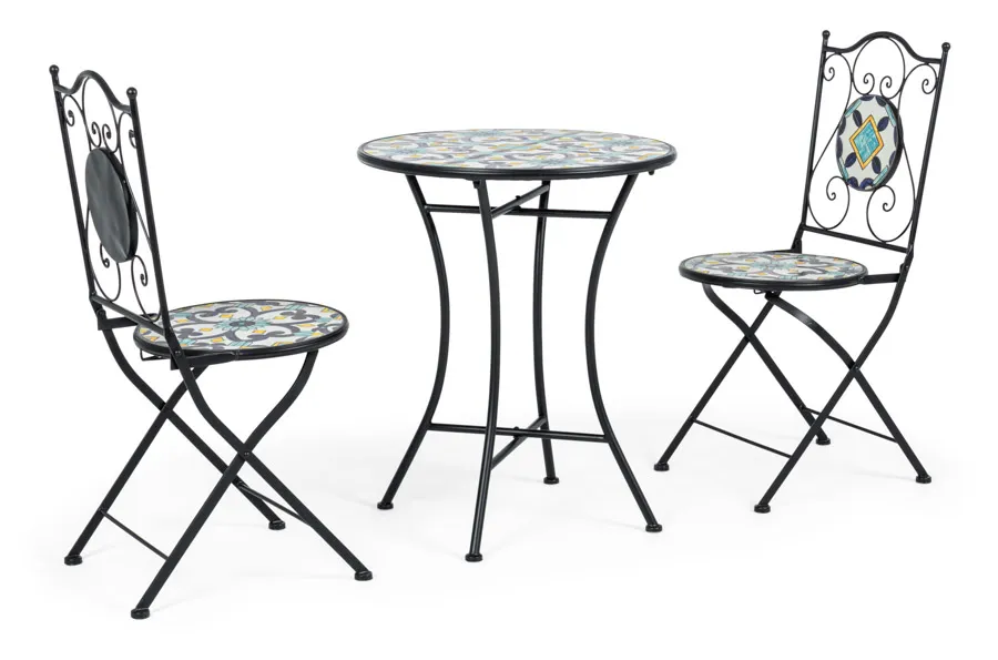 comprar SET DE 3 | MESA Y 2 SILLAS PLEG POSITANO online de Yes desde 234,26 €