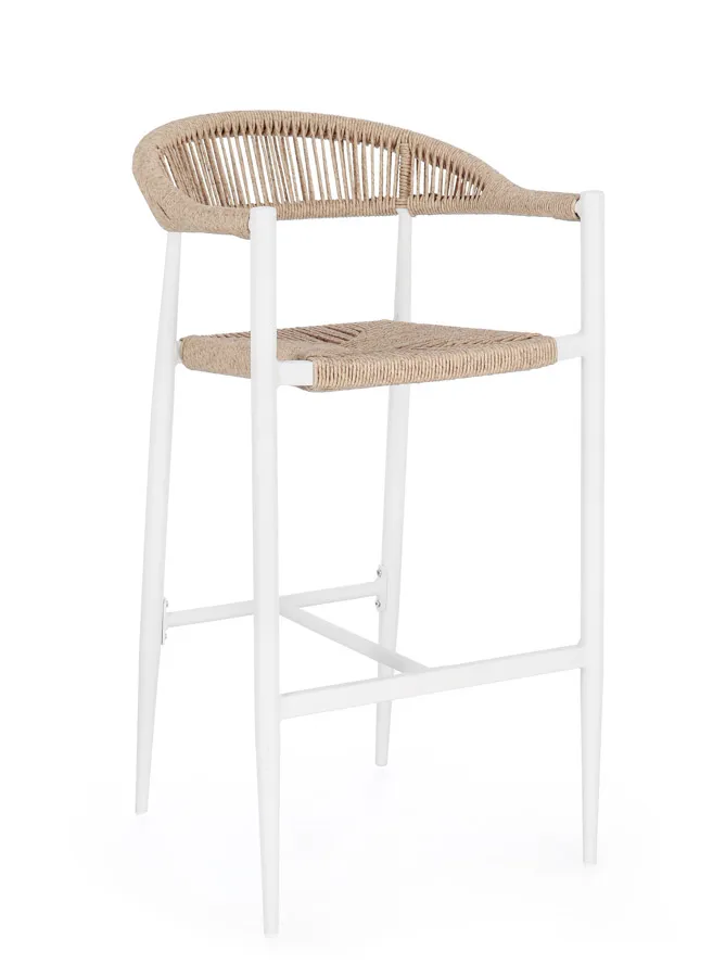 comprar TABURETE BAR JANDIA BLANCO SA27/BEIGE online de BIZZOTTO desde 255,55 €