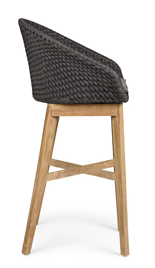 comprar TABURETE BAR CON COJIES COACHELLA ANTRACITA online de Bizzotto Homemotion desde 668,69 €