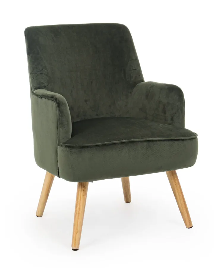 comprar SILLÓN ADELINE VERDE OSCURO online de Yes desde 217,80 €