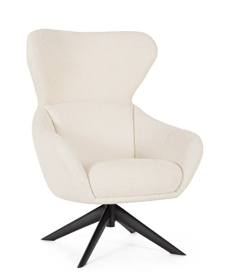 comprar SILLÓN GIRATORIO HAILEY SNOW online de BIZZOTTO desde 409,34 €