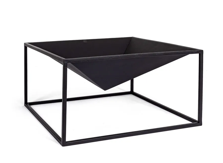 comprar BRASERO ILLINOIS CUAD NEGRO 60X60 online de Yes desde 216,59 €