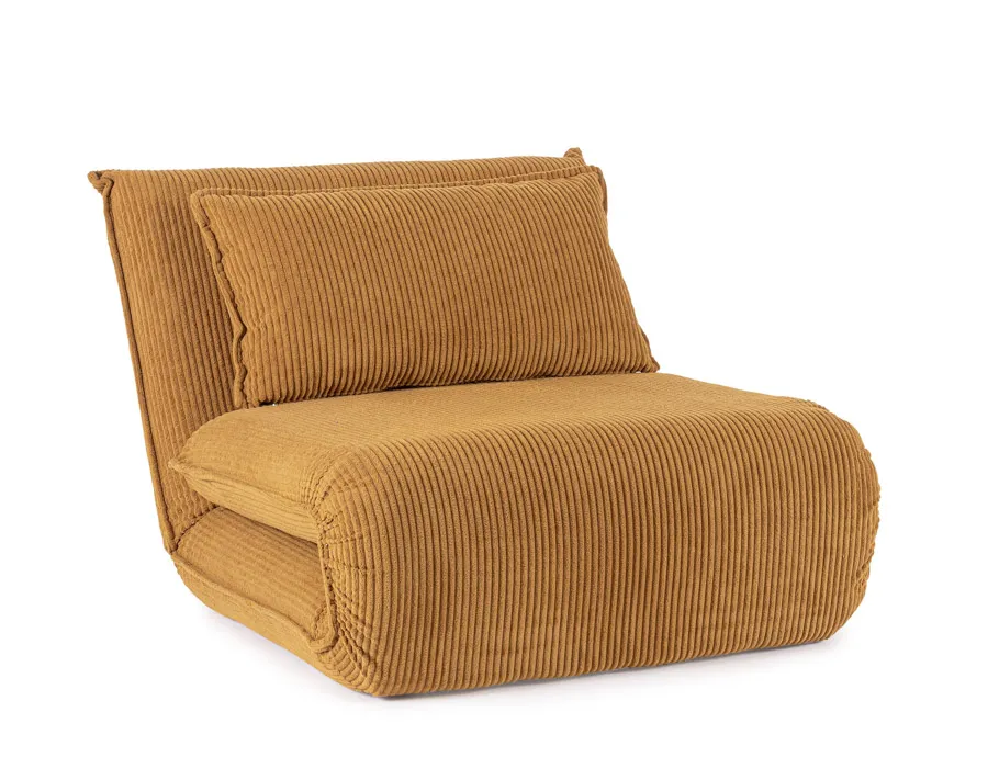 comprar SOFÁ CAMA 1PL JAYDEN MOSTAZA online de Yes desde 442,26 €