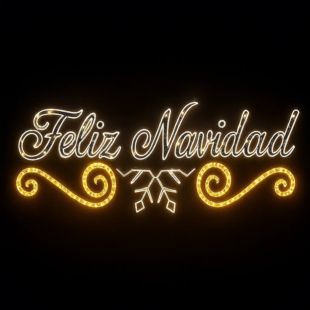 comprar FELIZ NAVIDAD Motivo Decorativo De Navidad SIN INSTALACIóN 500cmx130cm online de desde 1,439.90