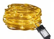 comprar GURINARLDA LENTEJA PVC 12 METROS 200 LEDS, TRANSFORMADOR CON ANIMACIÓN online de desde 31,94 €