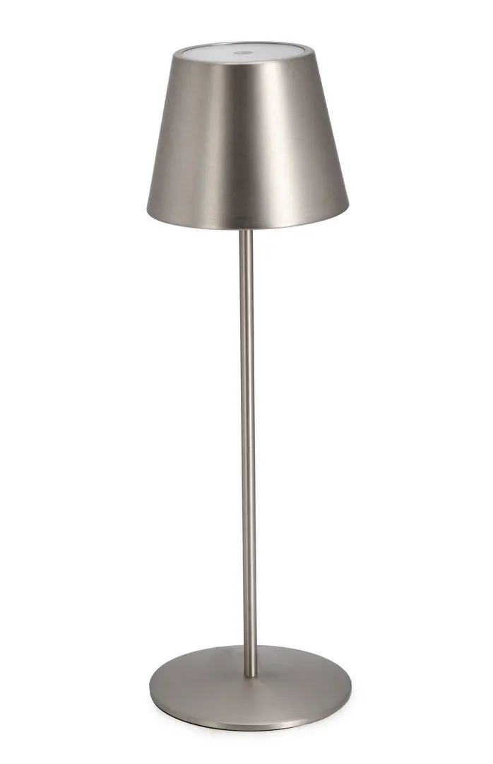 comprar LÁMPARA MESA LED ETNA PLATA H38 online de desde 56,00 €